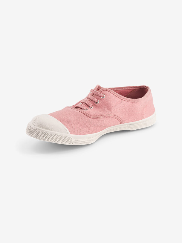 las mujeres cordones de los tenis de fleur