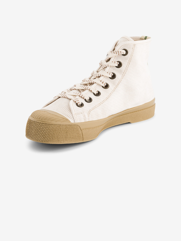 la mujer stella b79 pana zapatillas de deporte de color crudo