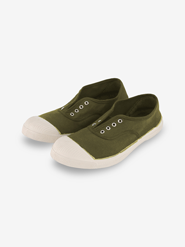 mujer elly tenis de color caqui