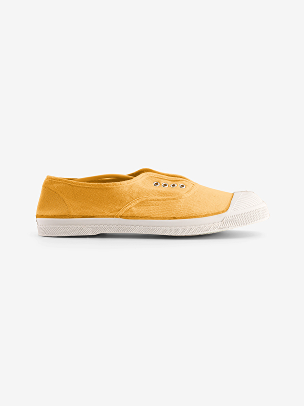 las mujeres elly tenis de azafrán