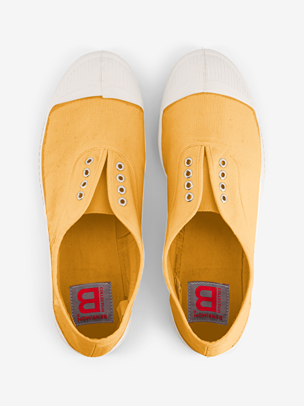 las mujeres elly tenis de azafrán