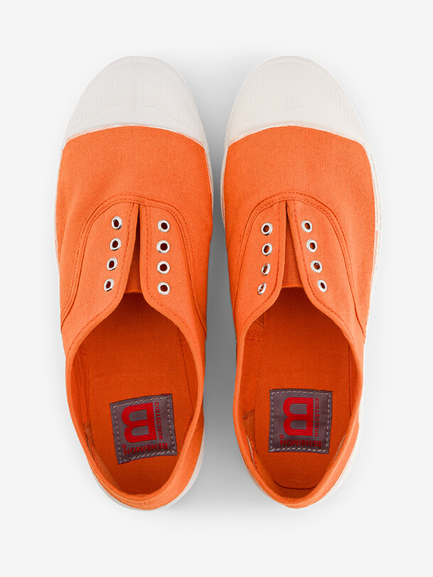 las mujeres elly tenis de albaricoque