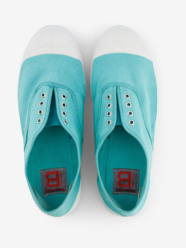 las mujeres elly tenis de color turquesa